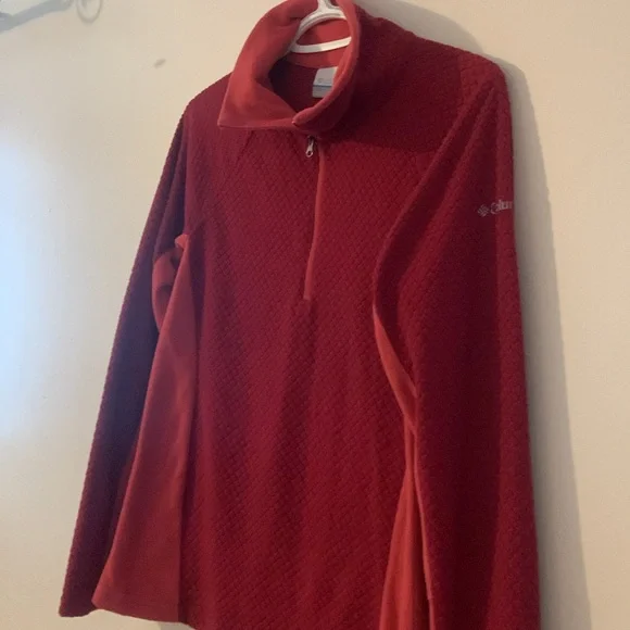 Columbia Fleece Quarter Zip Jacket Sweater- Women’s Size Small - Picture 4 of 7